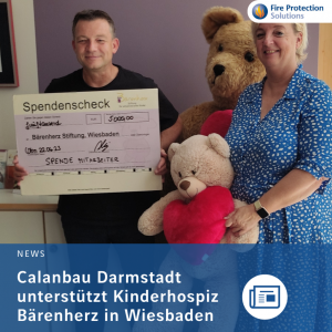 Fire Protection Solutions Brandschutz Feuerschutz Kinderhospiz Calanbau Spende