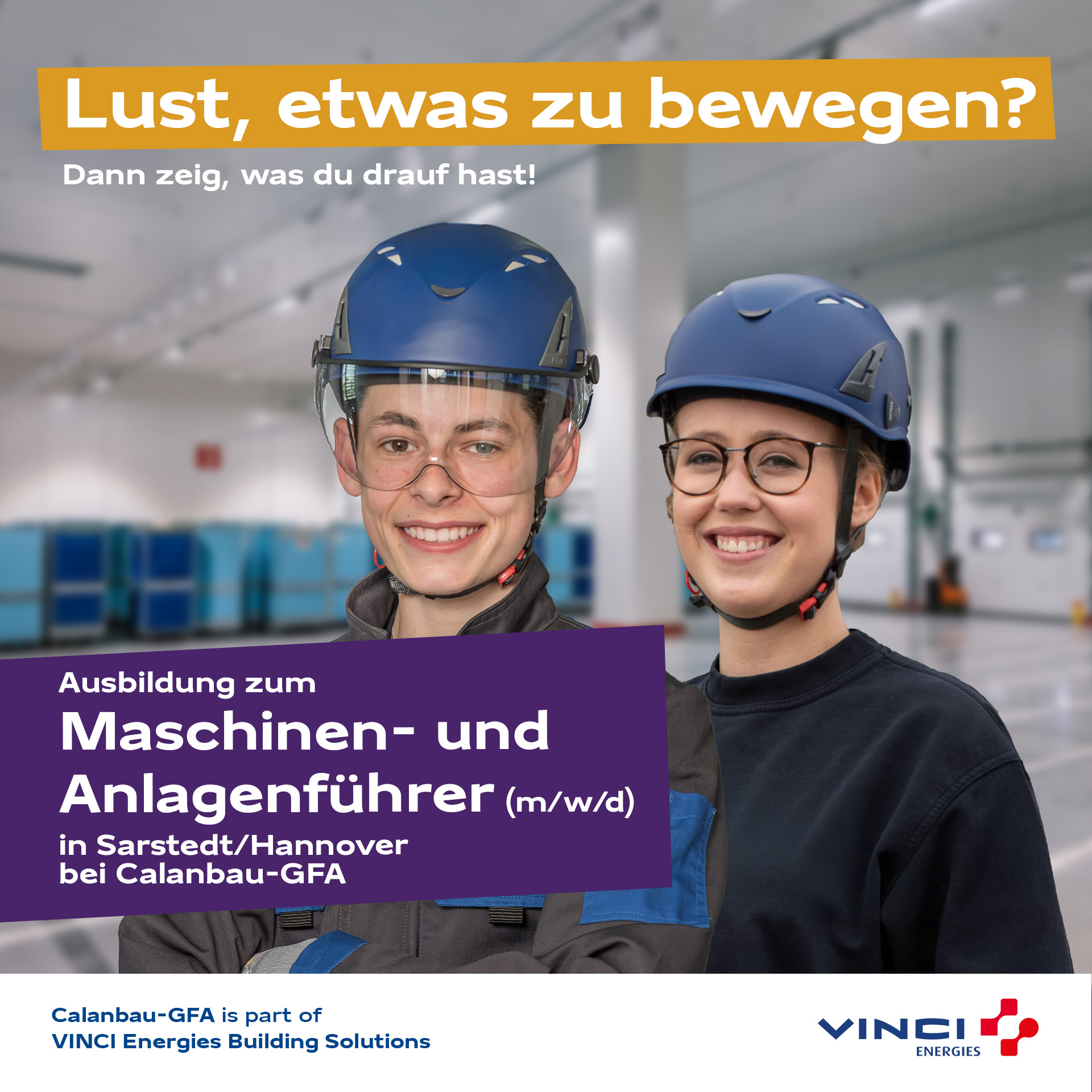 Ausbildung Maschinen- und Anlagenführer:in | Sarstedt