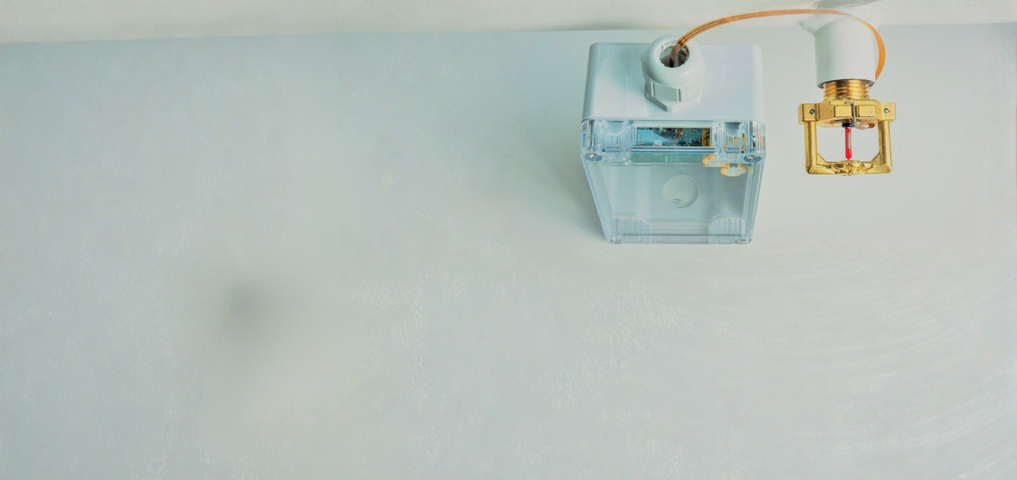 SmartFit Sprinkler im Einsatz in einem automatisierten Hochregallager, intelligente Sprinkleranlage für digitale Löschtechnik