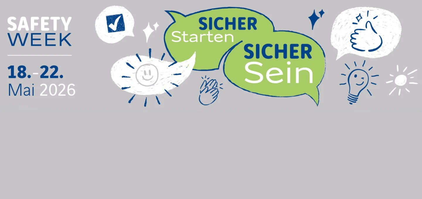 Visual zur Safety Week 2026 mit Fokus auf sicheres Onboarding bei VINCI Energies