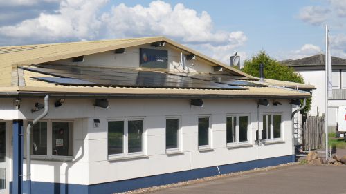 Gebäude der IBS Industrie-Brandschutz-Sicherheits GmbH am Standort Losheim am See